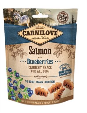 Hond Snacks Koek Carnilove Crunchy Snack Zalm & Blauwe Bes | Carnilove